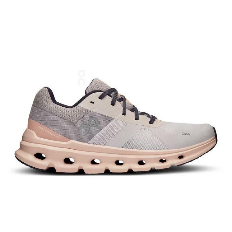 Rose / Grey Women On Cloud Cloudrunner Road Running Shoes | IE_ON1179