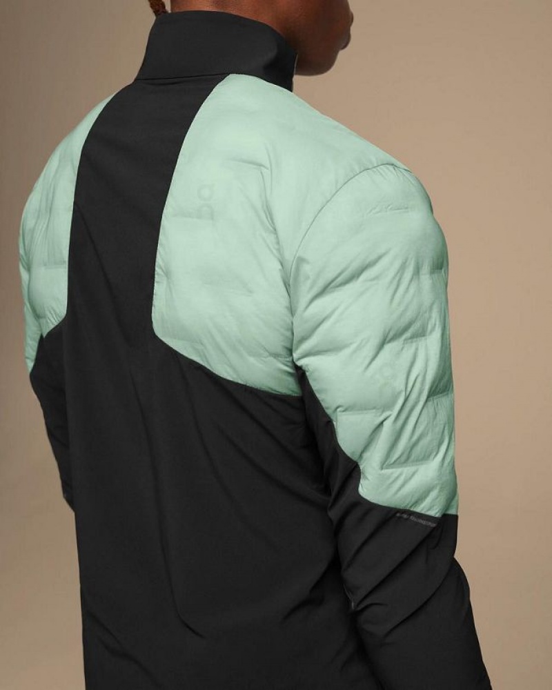 Turquoise Men On Cloud Climate Jackets | IE_ON8341