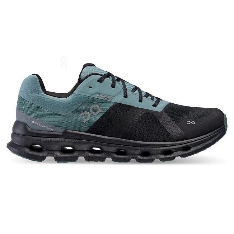 Turquoise Men On Cloud Cloudrunner Waterproof Road Running Shoes | IE_ON8009