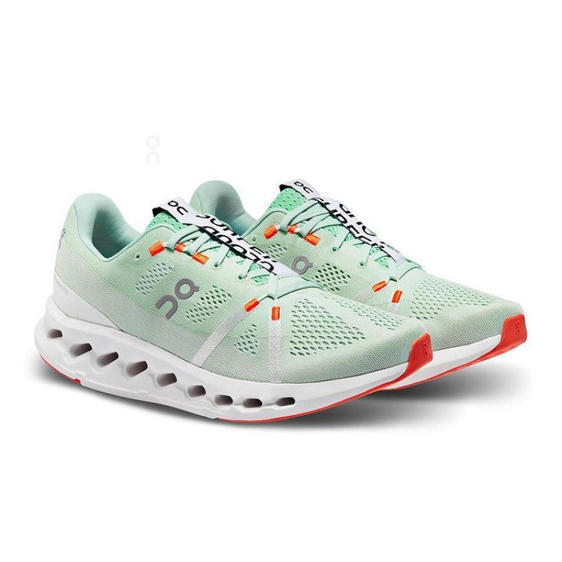 Turquoise Men On Cloud Cloudsurfer Road Running Shoes | IE_ON9034