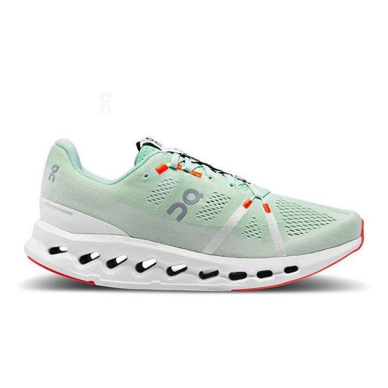 Turquoise Men On Cloud Cloudsurfer Road Running Shoes | IE_ON9034