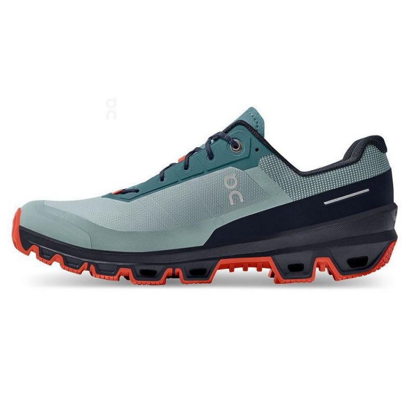 Turquoise Men On Cloud Cloudventure Trail Running Shoes | IE_ON8468