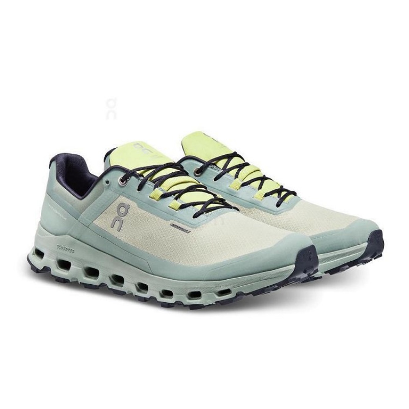 Turquoise Men On Cloud Cloudvista Waterproof Hiking Shoes | IE_ON8892