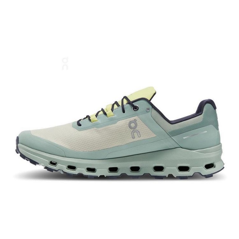 Turquoise Men On Cloud Cloudvista Waterproof Hiking Shoes | IE_ON8892