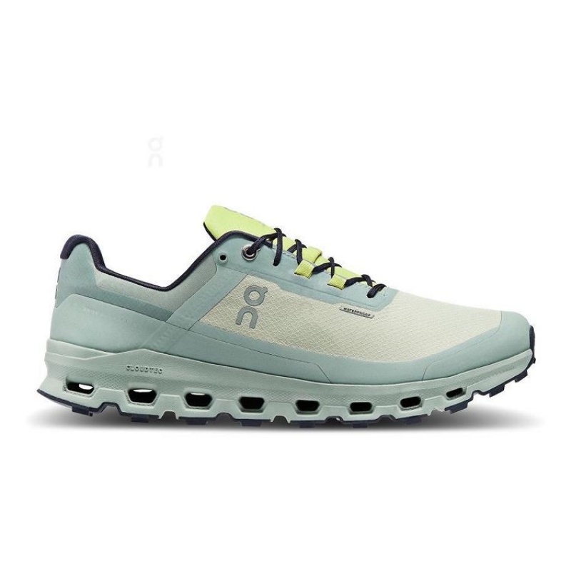 Turquoise Men On Cloud Cloudvista Waterproof Hiking Shoes | IE_ON8892