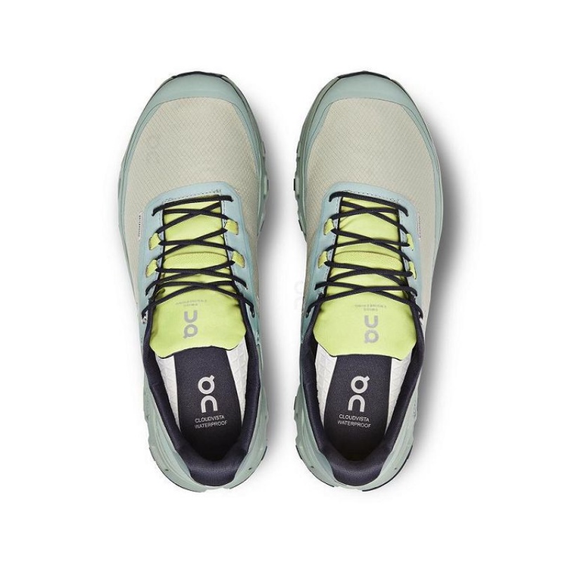 Turquoise Men On Cloud Cloudvista Waterproof Trail Running Shoes | IE_ON8507