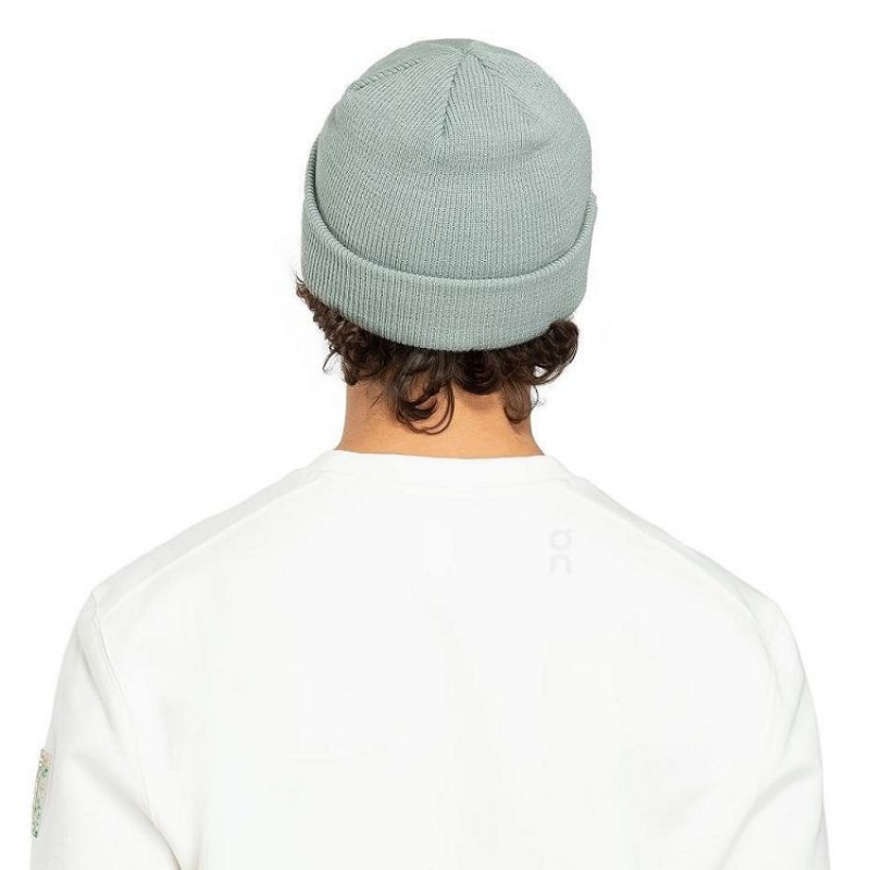 Turquoise Men On Cloud Merino Beanie | IE_ON8128