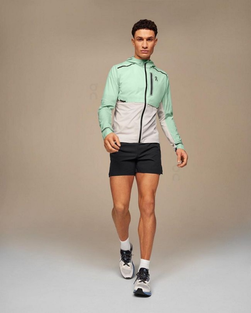 Turquoise Men On Cloud Weather Jackets | IE_ON8316