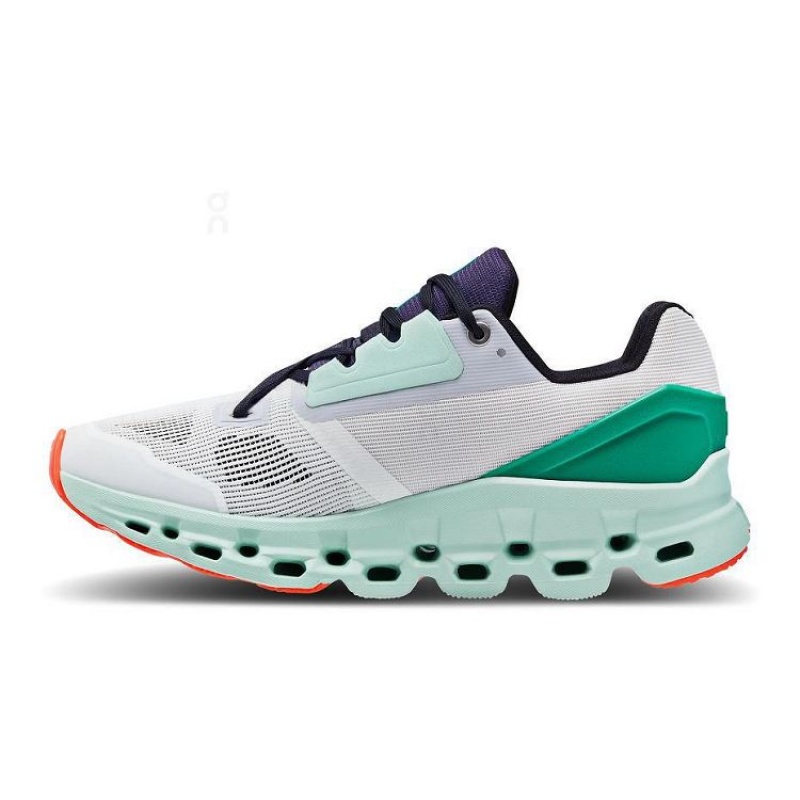 Turquoise Women On Cloud Cloudstratus Road Running Shoes | IE_ON8257