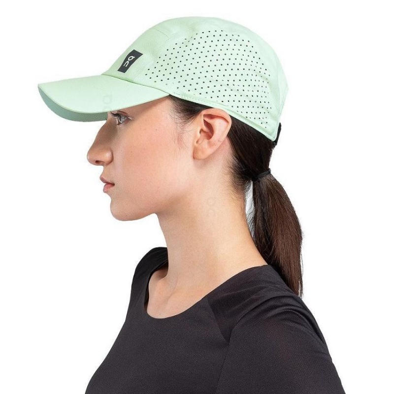 Turquoise Women On Cloud Lightweight Caps | IE_ON8330