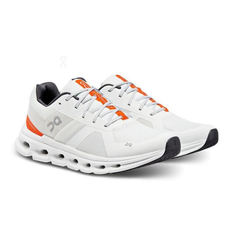 White Men On Cloud Cloudrunner Road Running Shoes | IE_ON8141