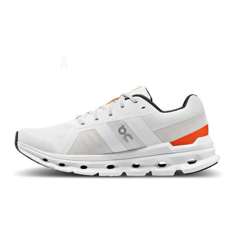 White Men On Cloud Cloudrunner Road Running Shoes | IE_ON8141