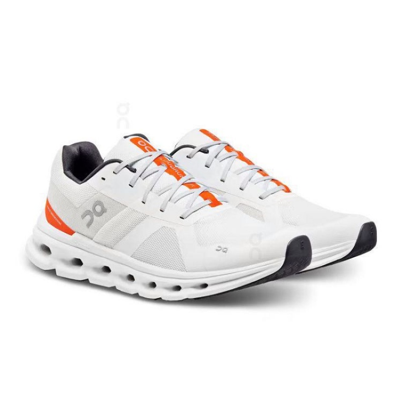 White Men On Cloud Cloudrunner Wide Road Running Shoes | IE_ON8649