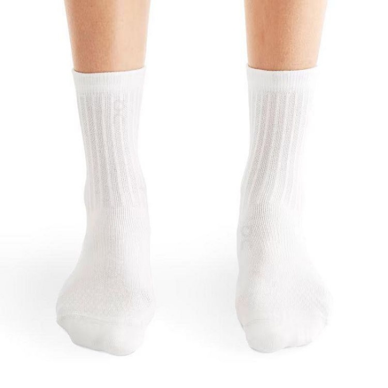 White Men On Cloud Logo 3-Pack Socks | IE_ON8301