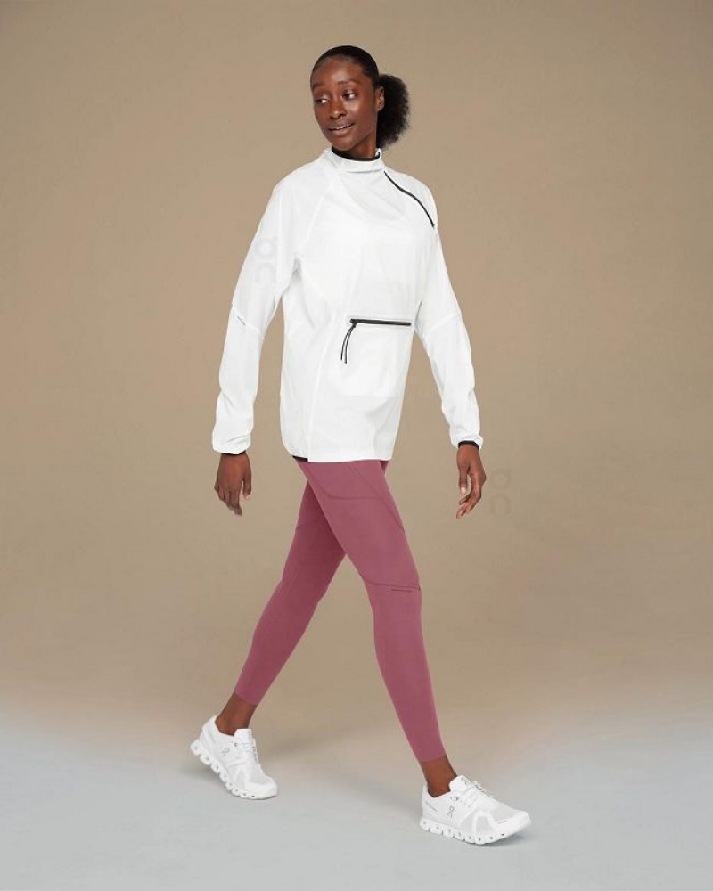 White Women On Cloud Active Jackets | IE_ON8796