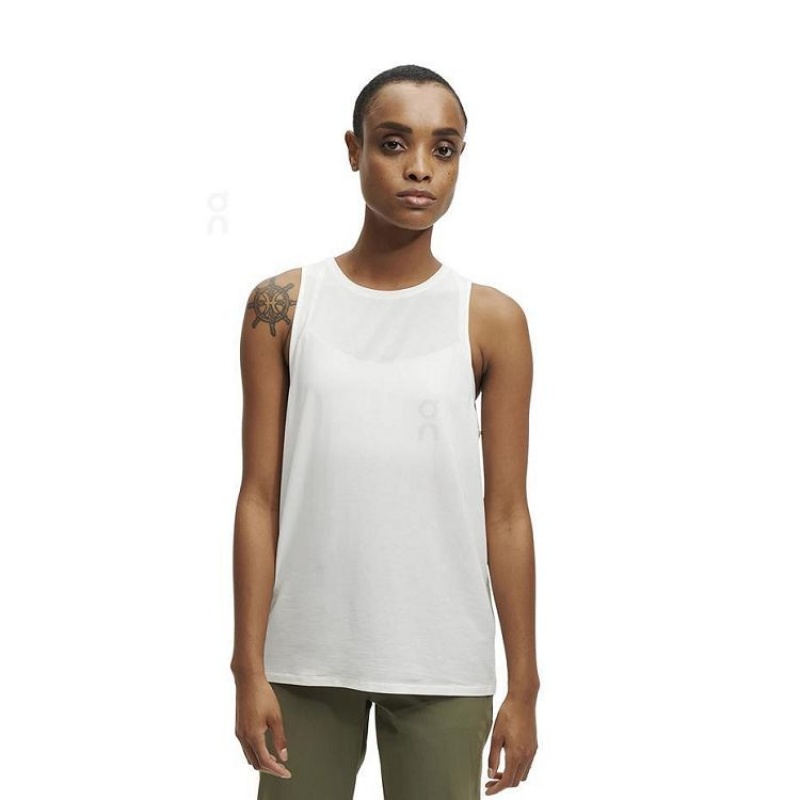 White Women On Cloud Active Tank | IE_ON8827