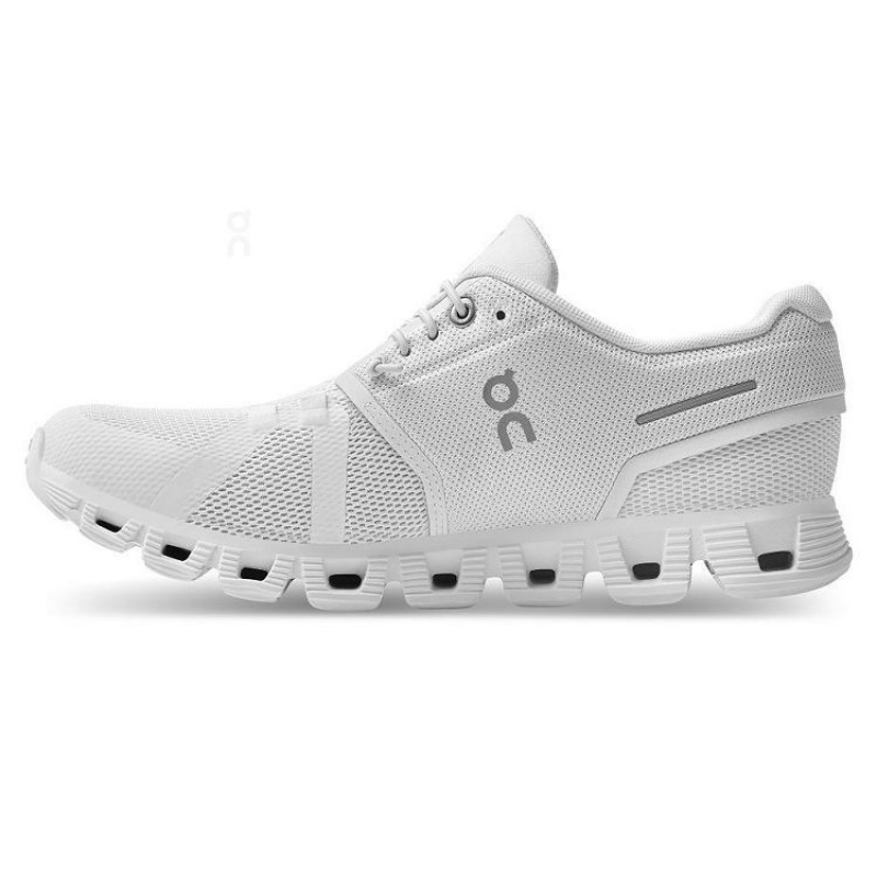 White Women On Cloud Cloud 5 Sneakers | IE_ON8652