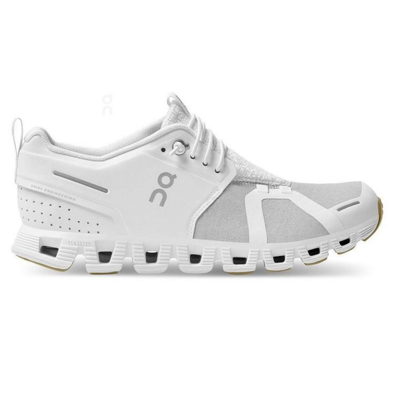 White Women On Cloud Cloud 5 Terry Sneakers | IE_ON9139