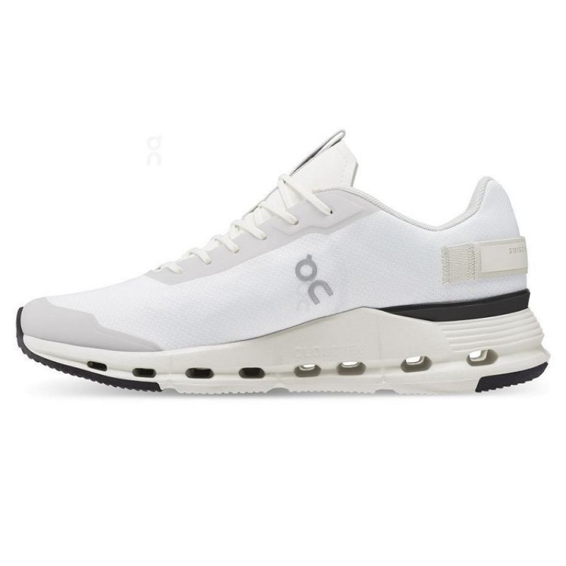 White Women On Cloud Cloudnova Form Sneakers | IE_ON8940