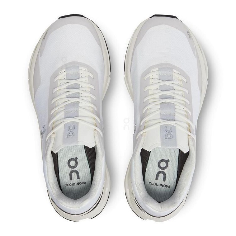 White Women On Cloud Cloudnova Form Sneakers | IE_ON8940