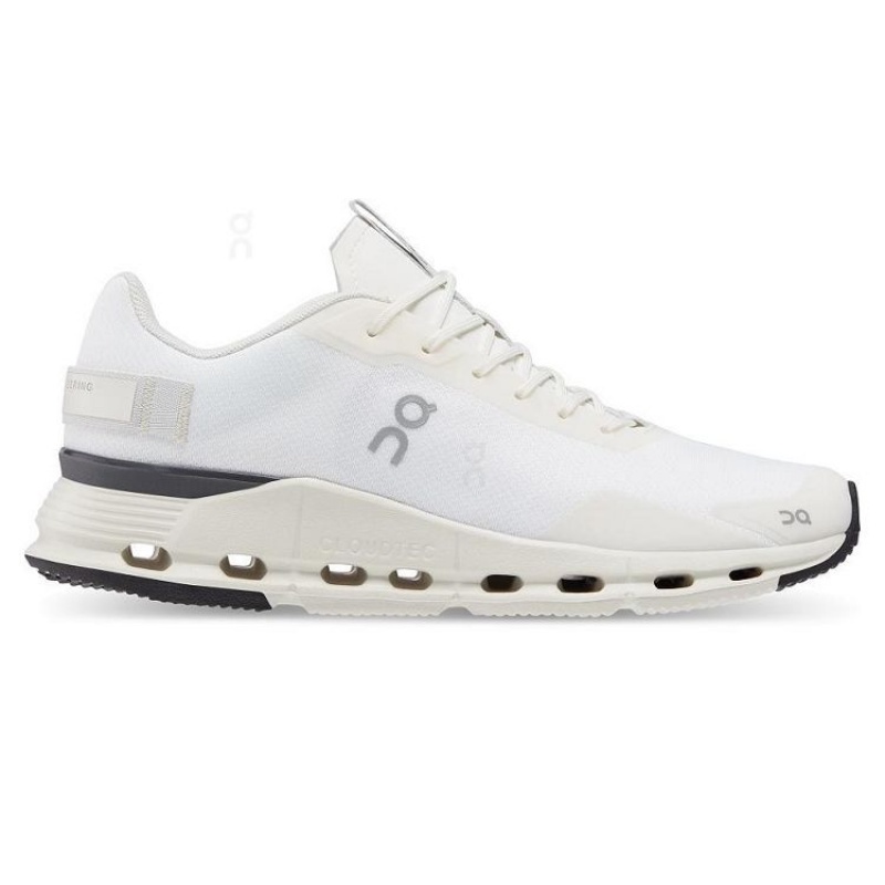 White Women On Cloud Cloudnova Form Sneakers | IE_ON8940