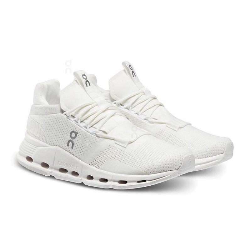 White Women On Cloud Cloudnova Sneakers | IE_ON8327