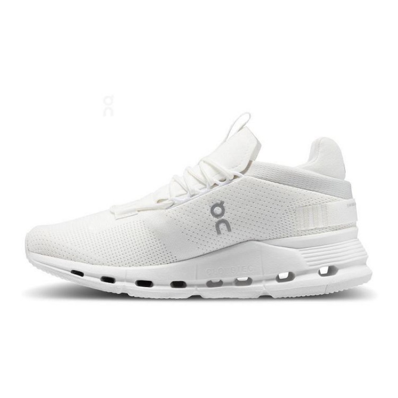 White Women On Cloud Cloudnova Sneakers | IE_ON8327