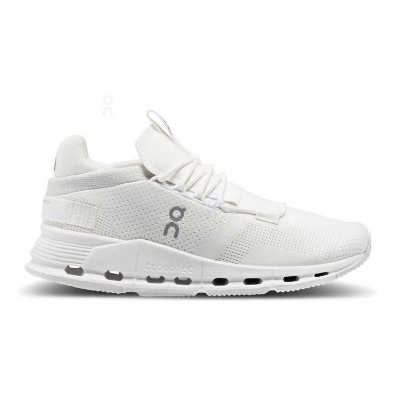 White Women On Cloud Cloudnova Sneakers | IE_ON8327