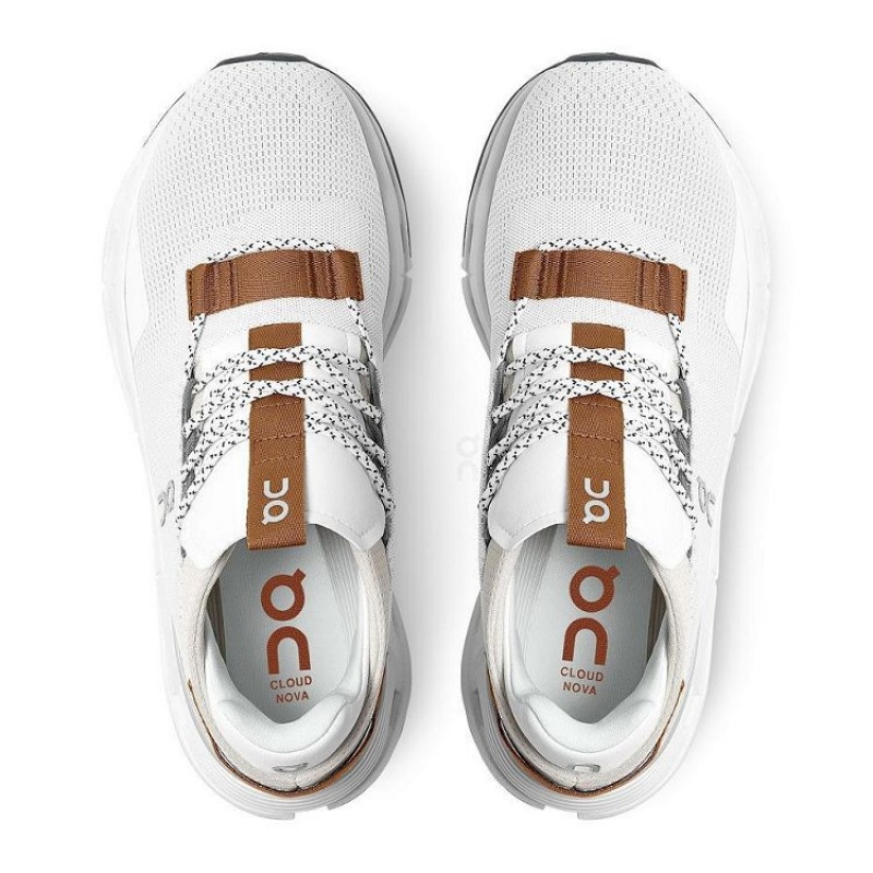 White Women On Cloud Cloudnova Sneakers | IE_ON8015