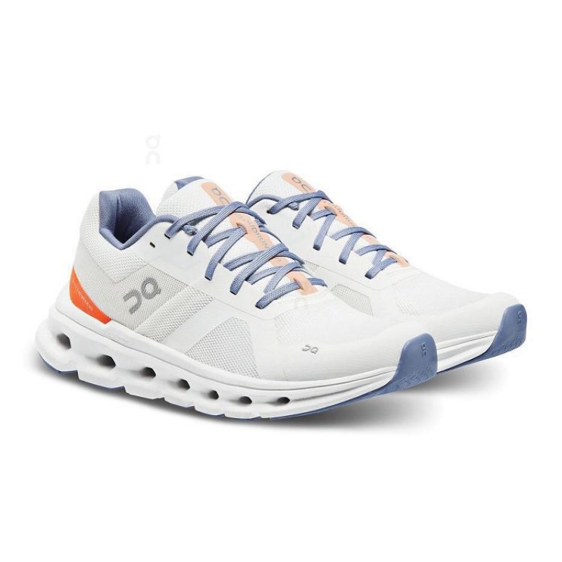 White Women On Cloud Cloudrunner Road Running Shoes | IE_ON8410