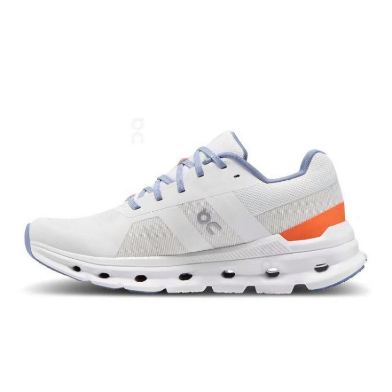 White Women On Cloud Cloudrunner Wide Road Running Shoes | IE_ON8115