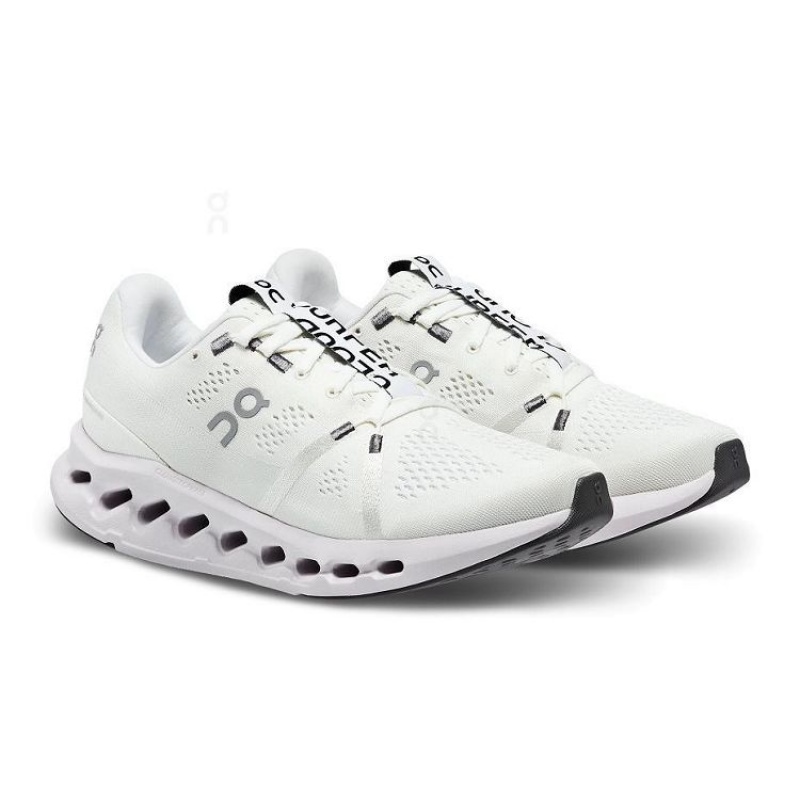 White Women On Cloud Cloudsurfer Road Running Shoes | IE_ON8421