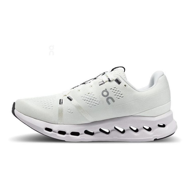 White Women On Cloud Cloudsurfer Road Running Shoes | IE_ON8421