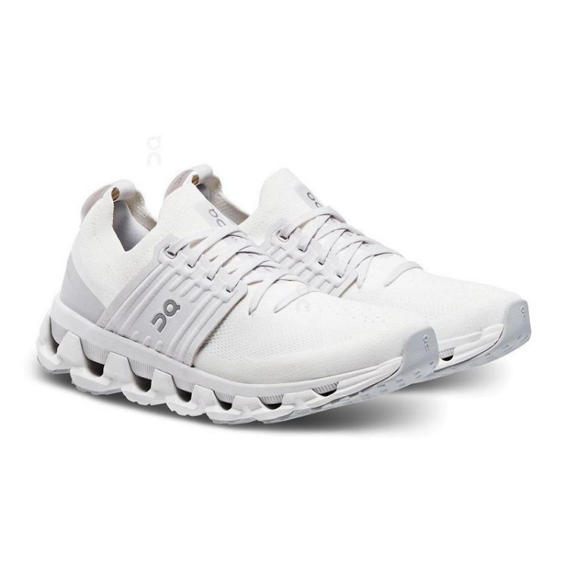 White Women On Cloud Cloudswift 3 Road Running Shoes | IE_ON8213