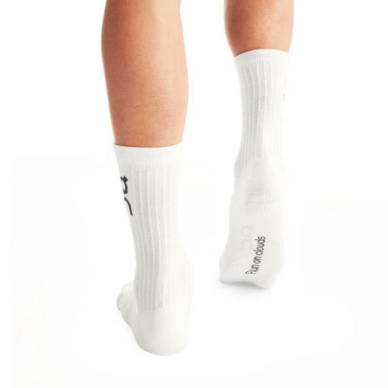 White Women On Cloud Logo 3-Pack Socks | IE_ON8543