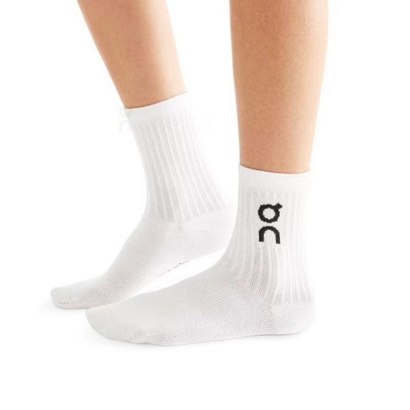 White Women On Cloud Logo 3-Pack Socks | IE_ON8543