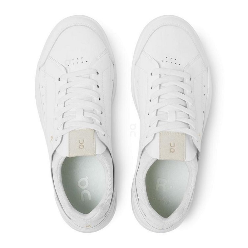 White Women On Cloud THE ROGER Centre Court Sneakers | IE_ON8215