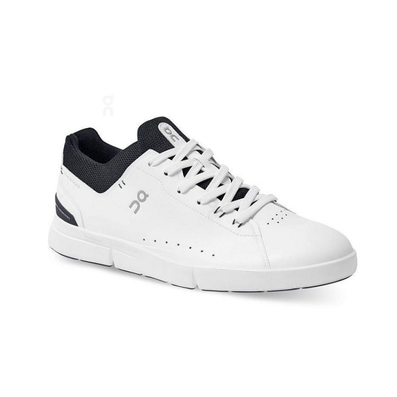 White / Black Men On Cloud THE ROGER Advantage Sneakers | IE_ON8266