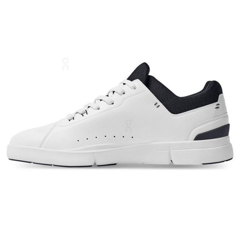 White / Black Men On Cloud THE ROGER Advantage Sneakers | IE_ON8266