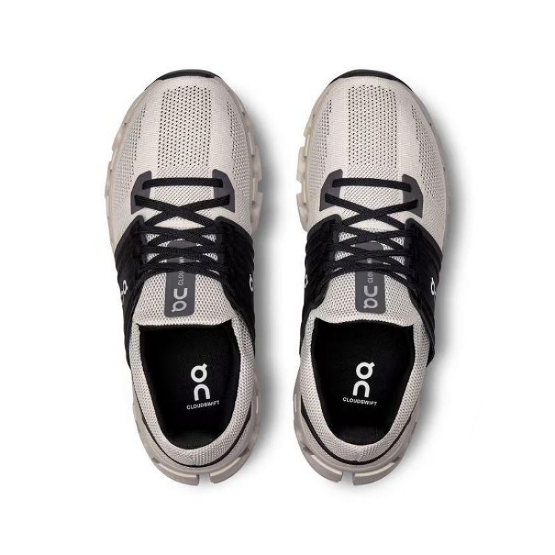 White / Black Women On Cloud Cloudswift 3 AD Sneakers | IE_ON9157