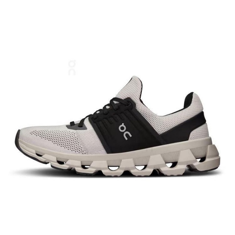 White / Black Women On Cloud Cloudswift 3 AD Sneakers | IE_ON9157