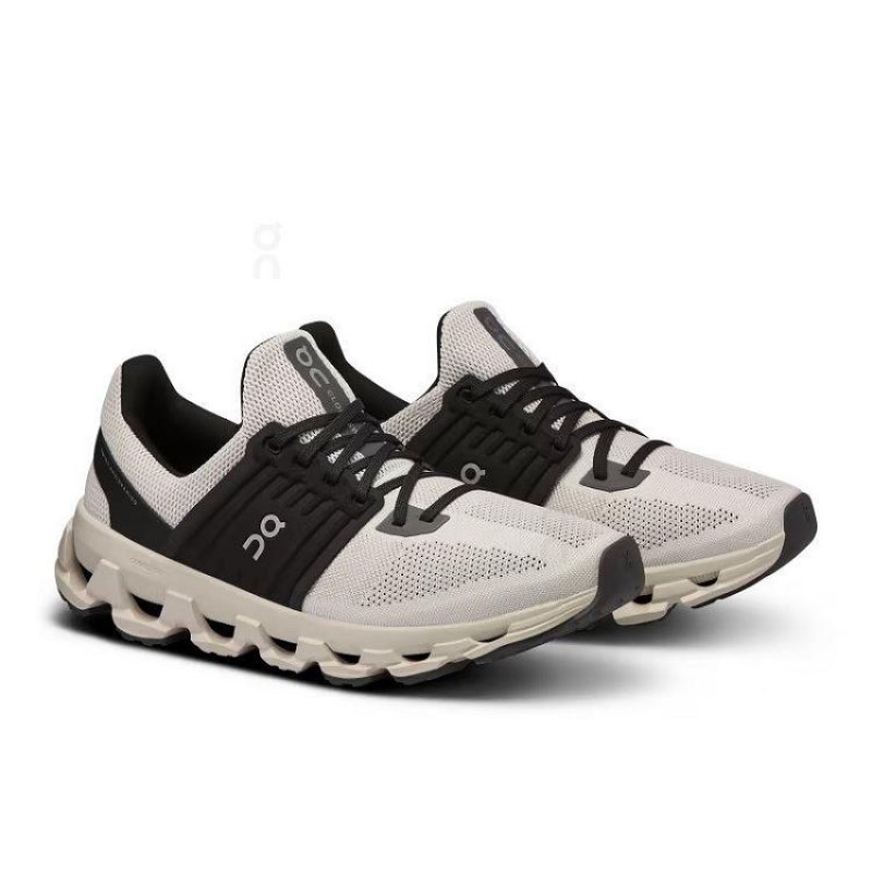 White / Black Women On Cloud Cloudswift 3 AD Sneakers | IE_ON9157