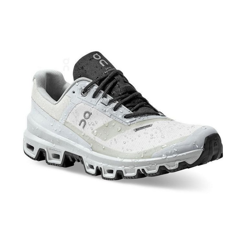 White / Black Women On Cloud Cloudventure Waterproof Hiking Shoes | IE_ON8246