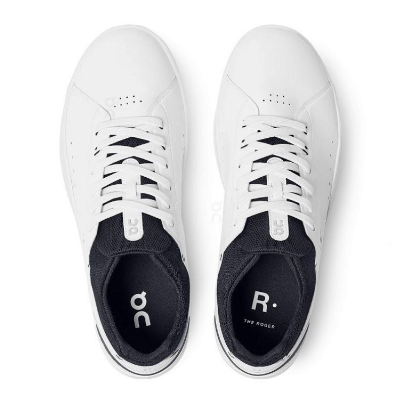 White / Black Women On Cloud THE ROGER Advantage Sneakers | IE_ON8754