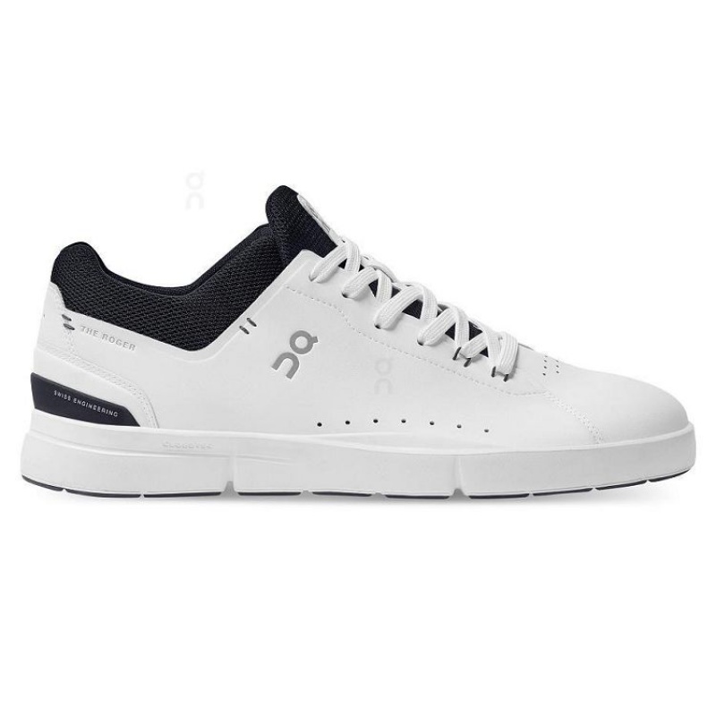 White / Black Women On Cloud THE ROGER Advantage Sneakers | IE_ON8754