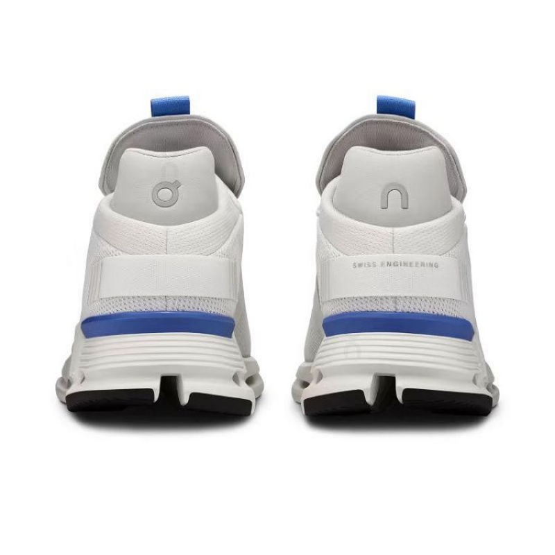 White / Blue Men On Cloud Cloudnova Sneakers | IE_ON8127