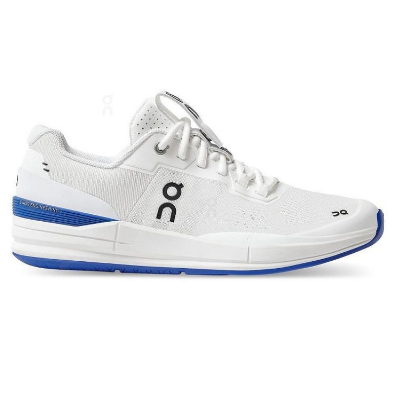 White / Blue Men On Cloud THE ROGER Pro Tennis Shoes | IE_ON8380