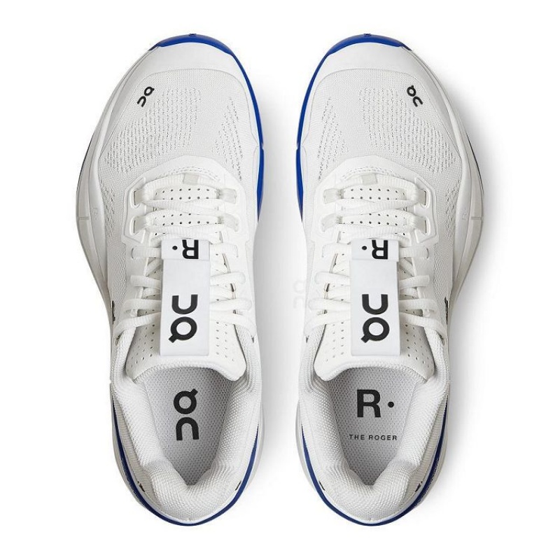 White / Blue Women On Cloud THE ROGER Pro Tennis Shoes | IE_ON8464