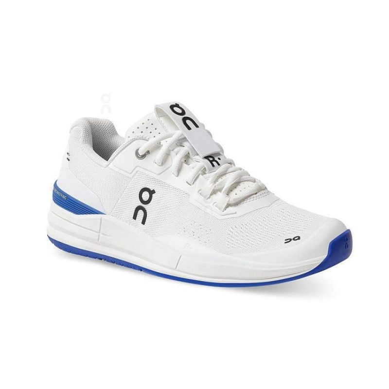 White / Blue Women On Cloud THE ROGER Pro Tennis Shoes | IE_ON8464