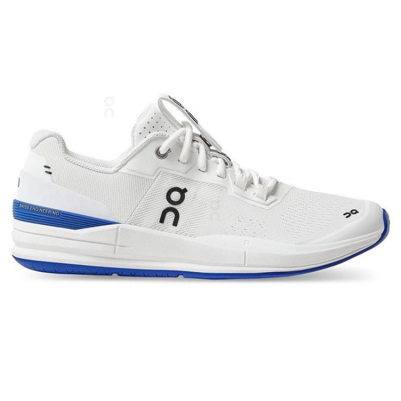 White / Blue Women On Cloud THE ROGER Pro Tennis Shoes | IE_ON8464